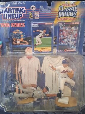 Starting Lineup Classic Doubles 1998 Series New York Mets & Yankees Figure Set